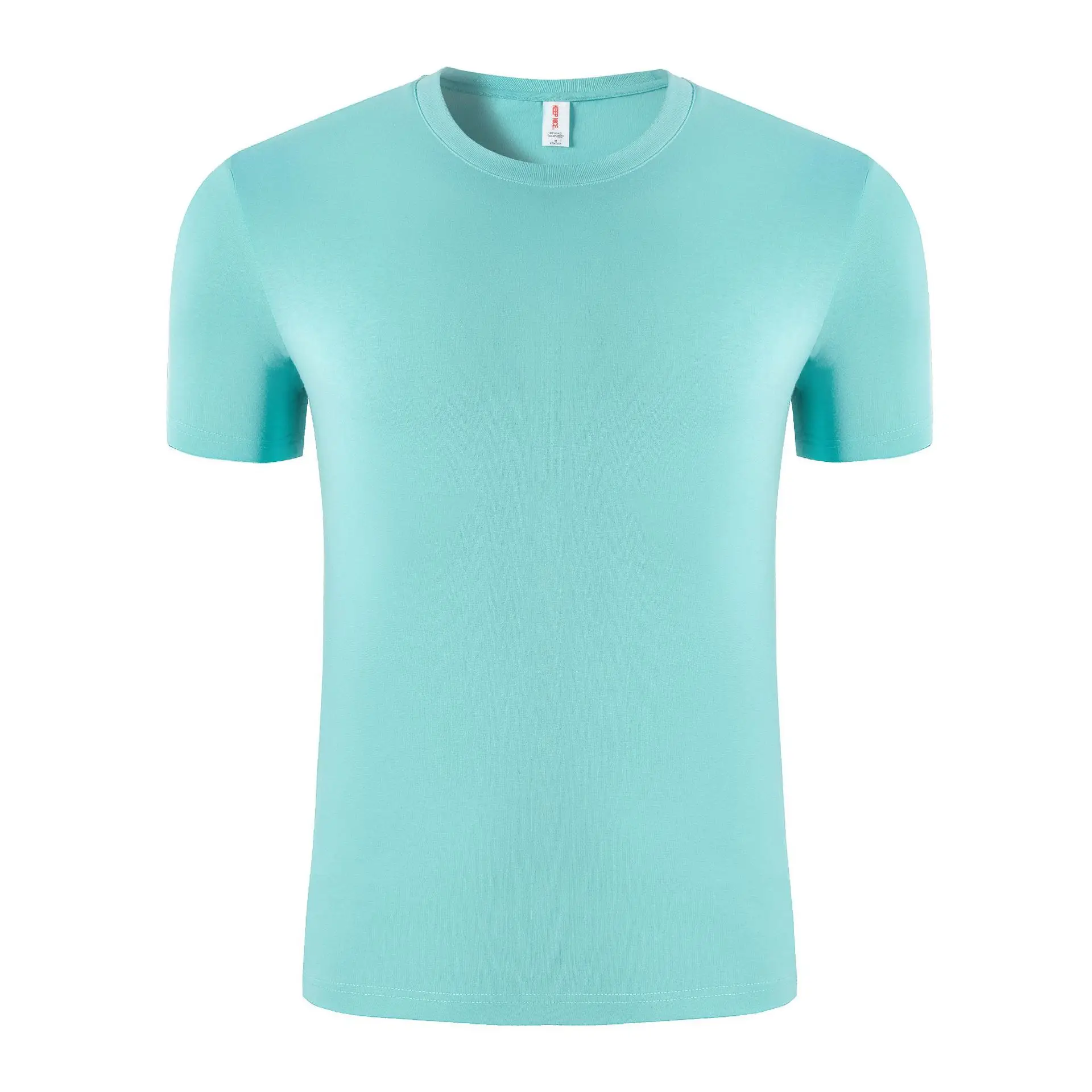 Red Dupont Cool Men's T-Shirt Solona Crew Neck Short Sleeve Cotton - Image 4