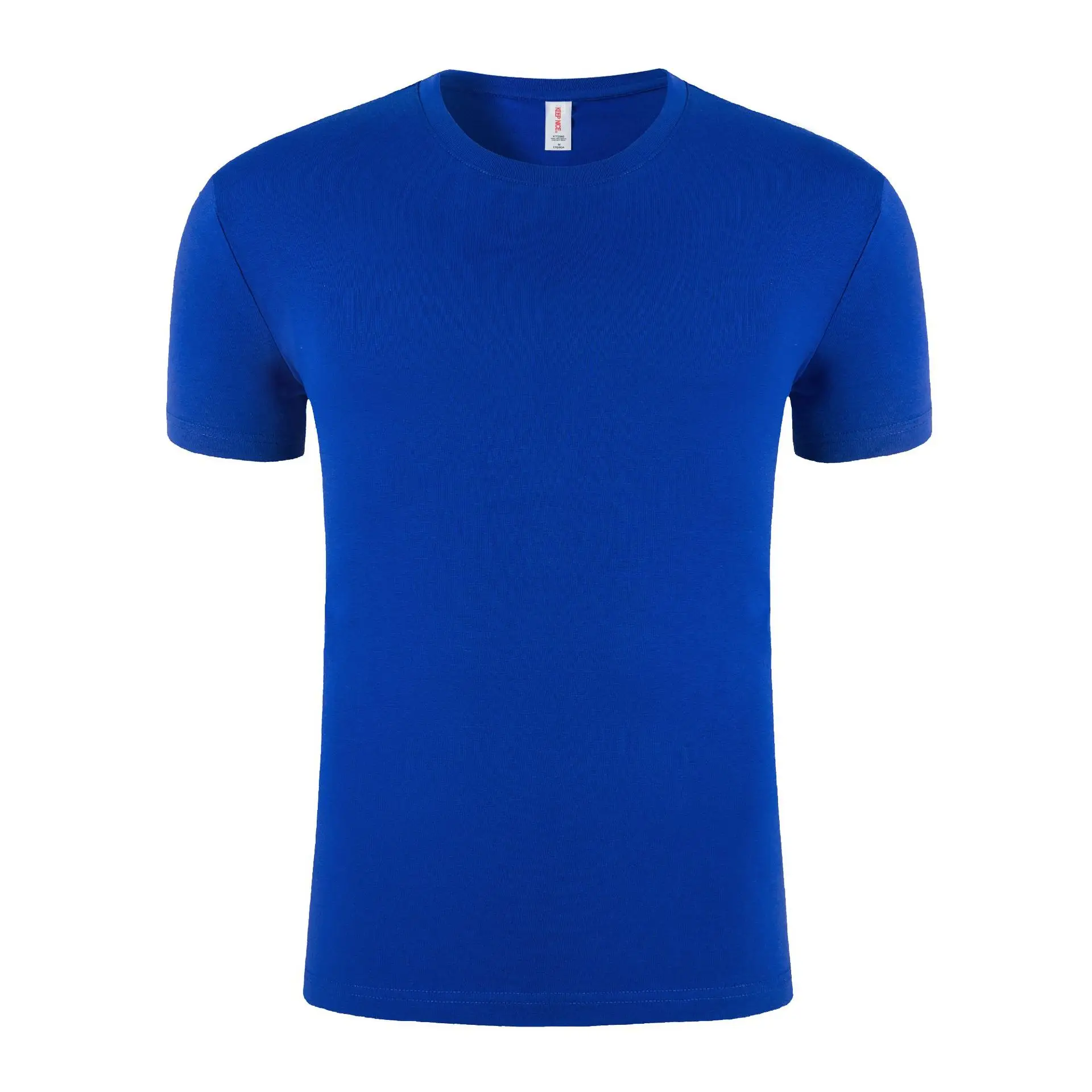 Red Dupont Cool Men's T-Shirt Solona Crew Neck Short Sleeve Cotton - Image 7