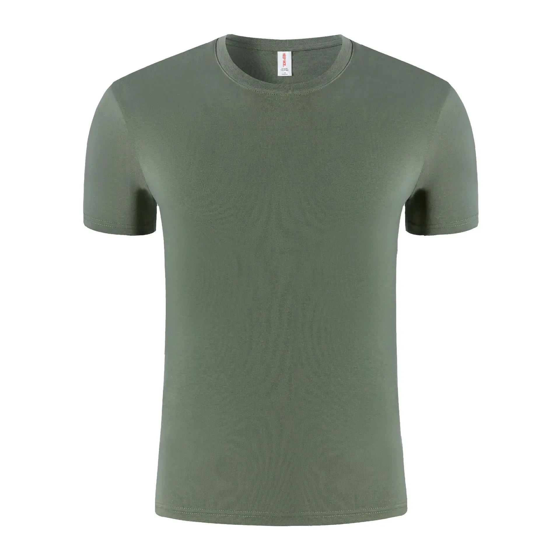 Red Dupont Cool Men's T-Shirt Solona Crew Neck Short Sleeve Cotton - Image 8