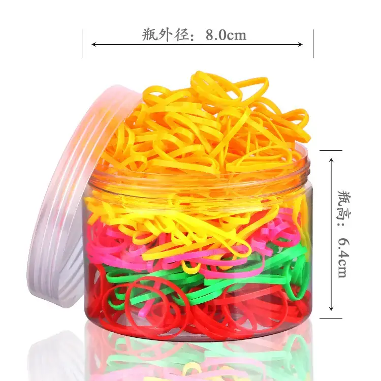 2.5cm Large Kids Rubber Bands for Hair Styling - Image 8