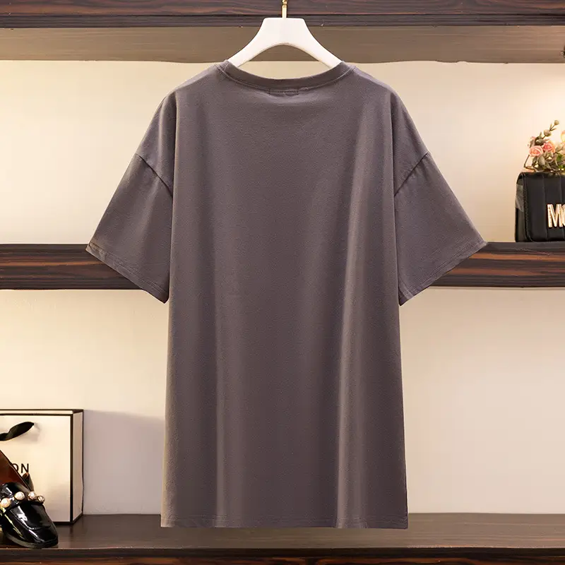 Grey Graphic T-Shirt Plus Size 2024 - Image 6