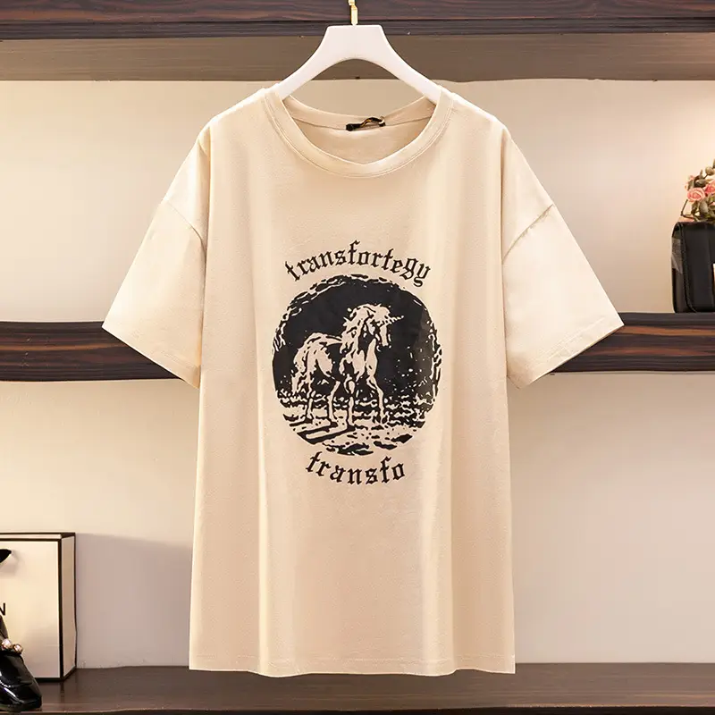 Grey Graphic T-Shirt Plus Size 2024 - Image 3