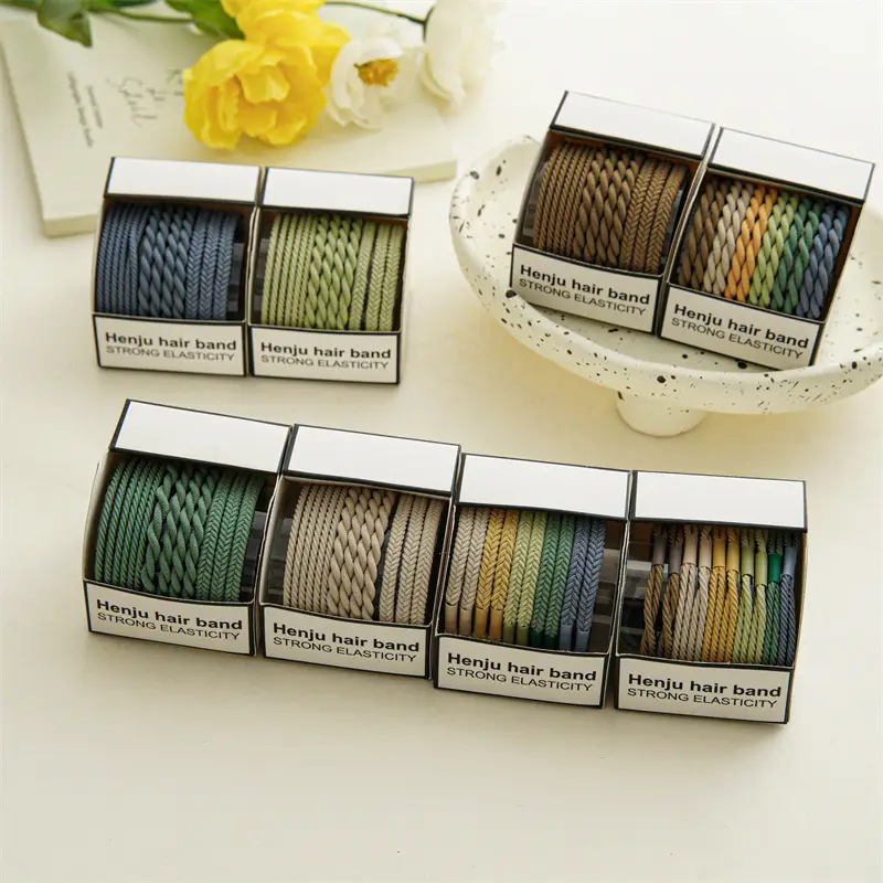 Summer High-Elastic Rubber Bands for Women Hair Ties Braids - Image 10
