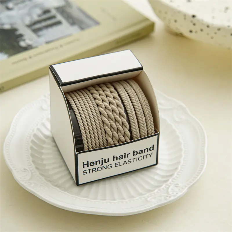Summer High-Elastic Rubber Bands for Women Hair Ties Braids - Image 4
