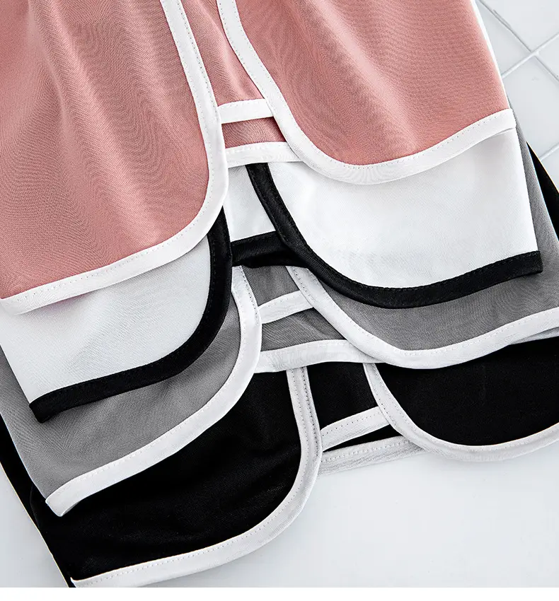 Women's Pink Drawstring Shorts Summer Wear — feature 14