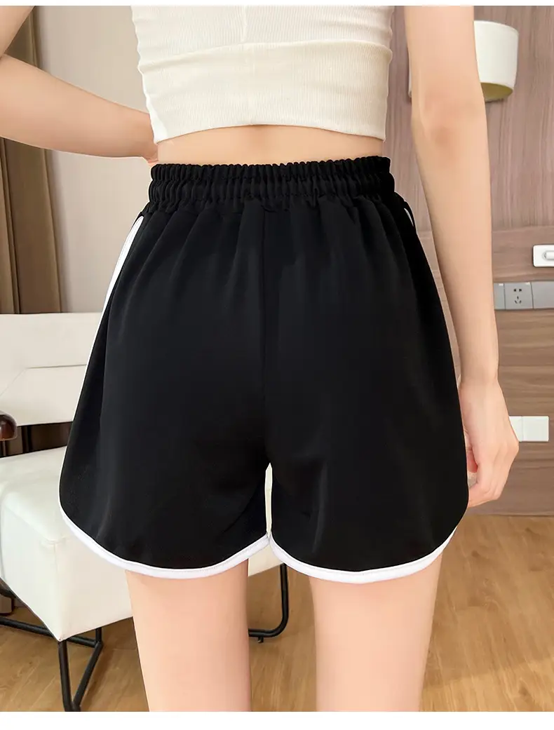 Women's Pink Drawstring Shorts Summer Wear — feature 23