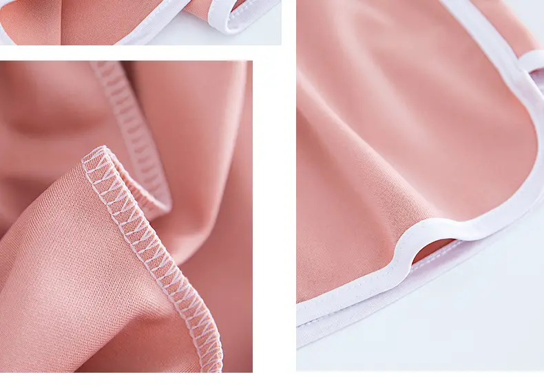 Women's Pink Drawstring Shorts Summer Wear — feature 7