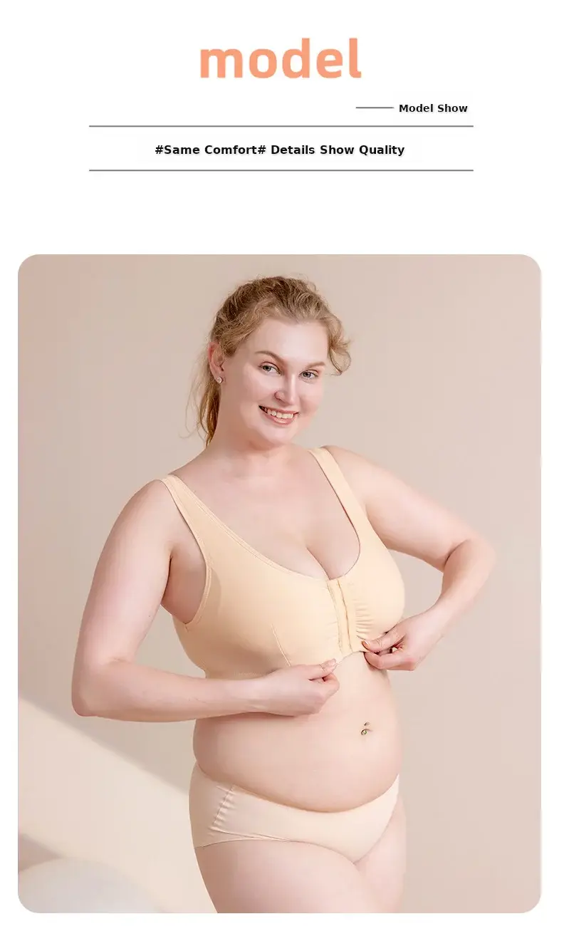 Black Silicone Breast Support Bra with Wide Strap — feature 14