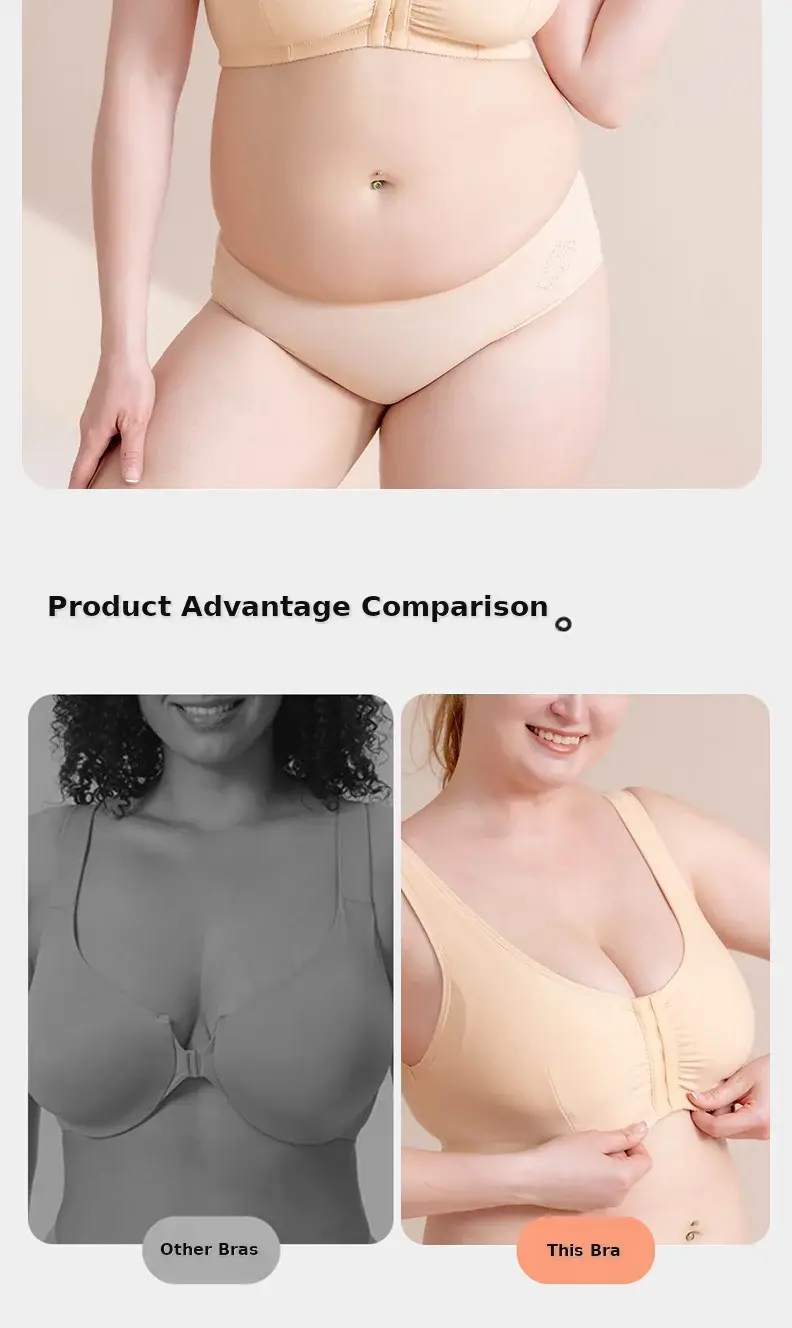 Black Silicone Breast Support Bra with Wide Strap — feature 3