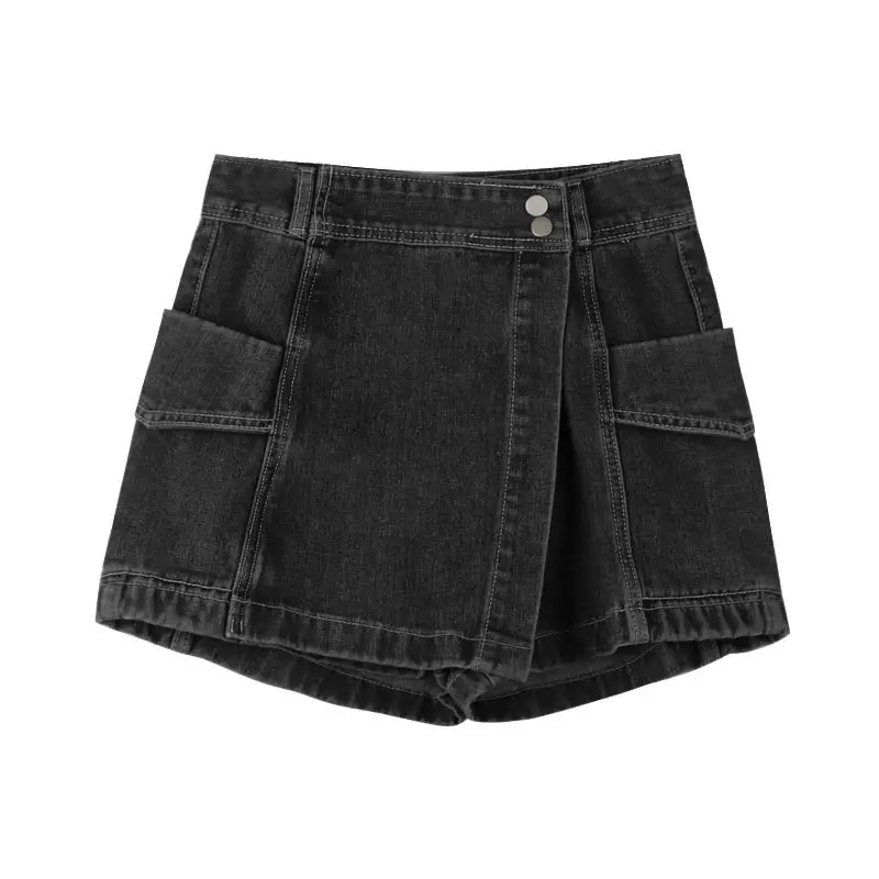 Women Denim Shorts High Waist A-Line Spice Girls - Image 7