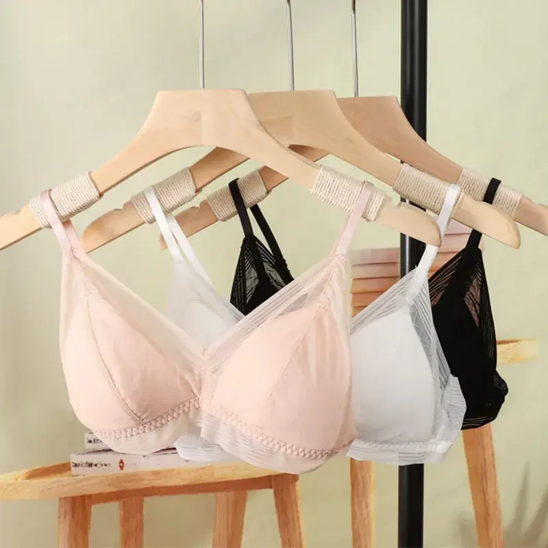 Spring Summer Non-Steel Ring Lining Bra Set - Image 5