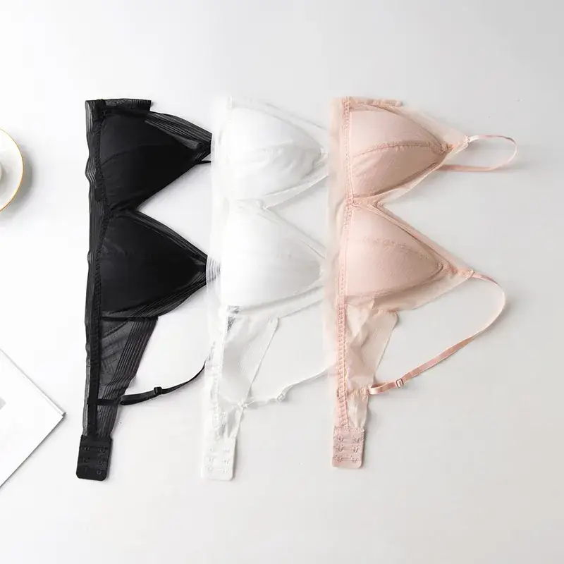 Spring Summer Non-Steel Ring Lining Bra Set - Image 7
