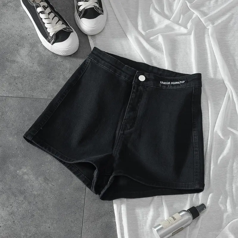 Women Denim Shorts High Waist Slimming Summer Wear - Image 2
