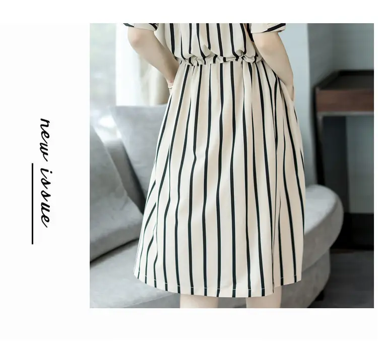 Summer Korean Style Waist Belt Dress for Women — feature 14