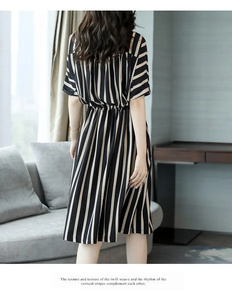 Summer Korean Style Waist Belt Dress for Women — feature 16