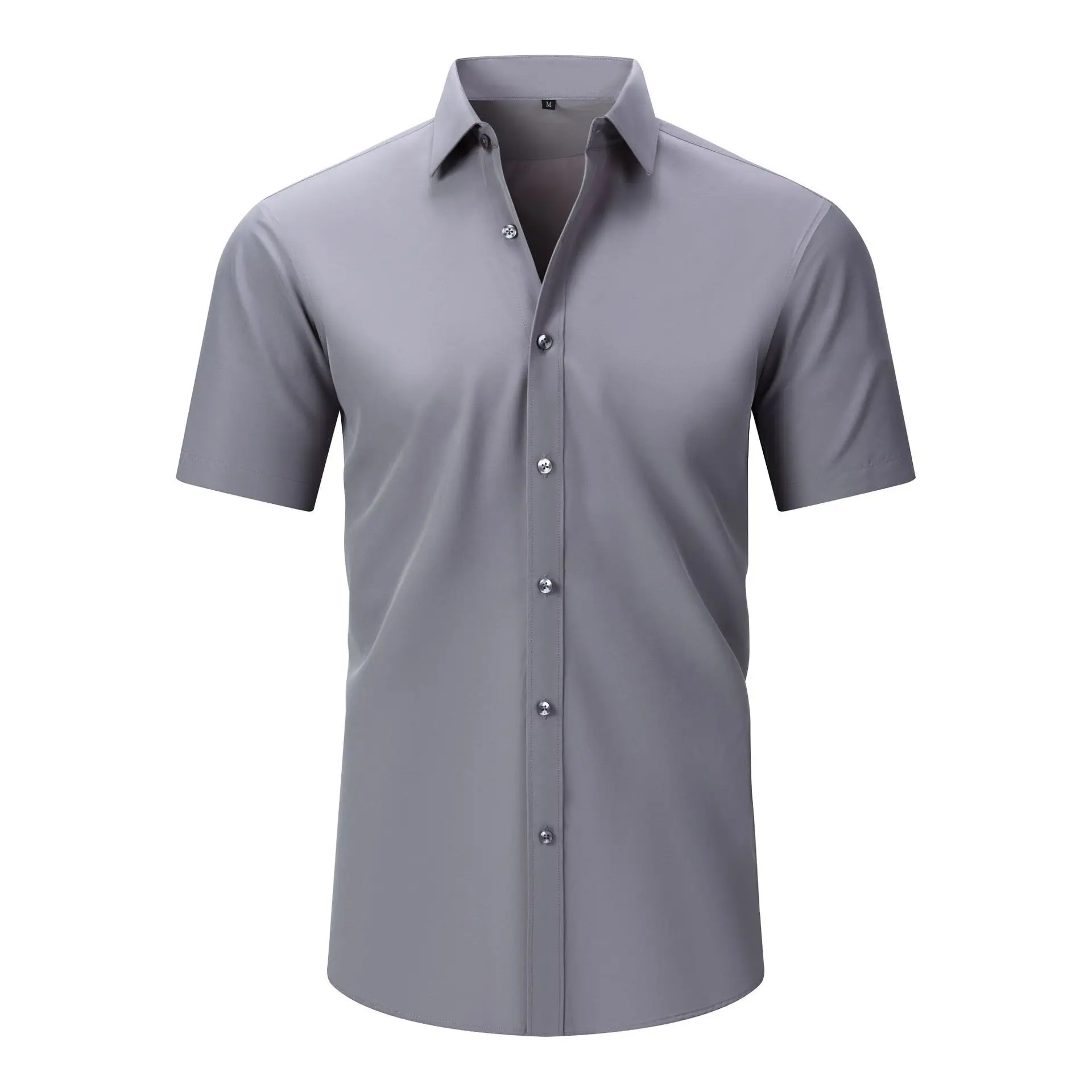 Men's Light Blue Long Sleeve Button Down Shirt - Image 25