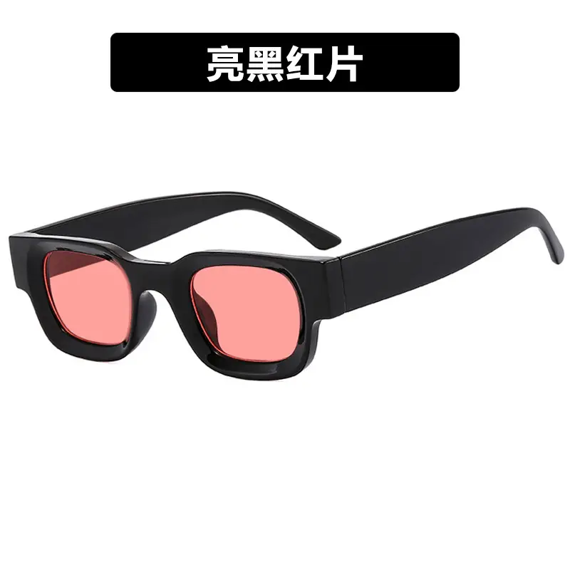 Transparent Gray Square Sunglasses 2022 - Image 9
