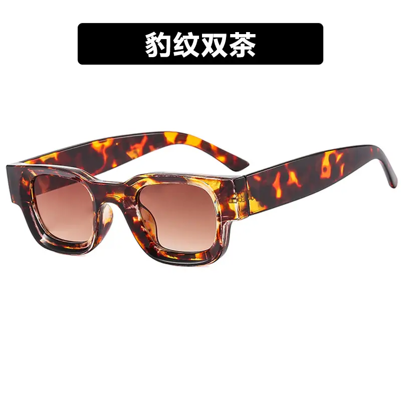 Transparent Gray Square Sunglasses 2022 - Image 12