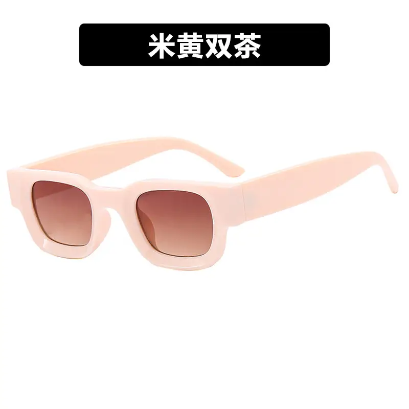 Transparent Gray Square Sunglasses 2022 - Image 7