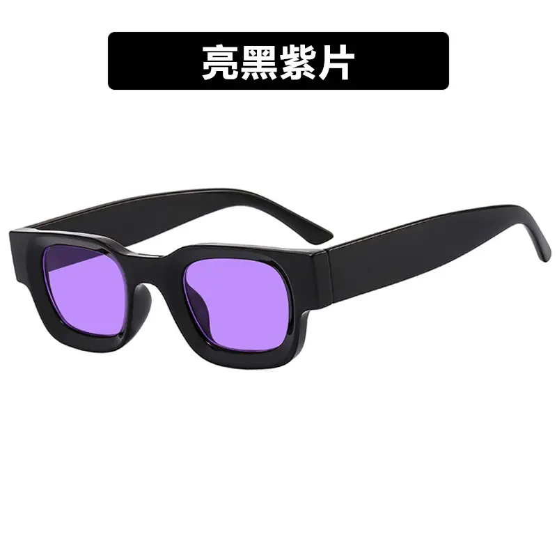 Transparent Gray Square Sunglasses 2022 - Image 8