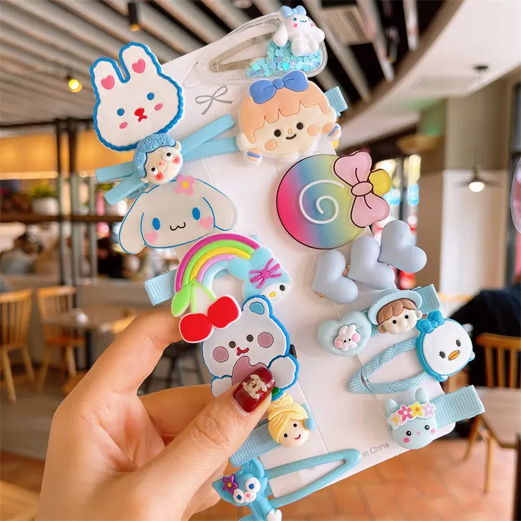 Cute Cartoon Hair-Free Hairpins for Girls - Image 22
