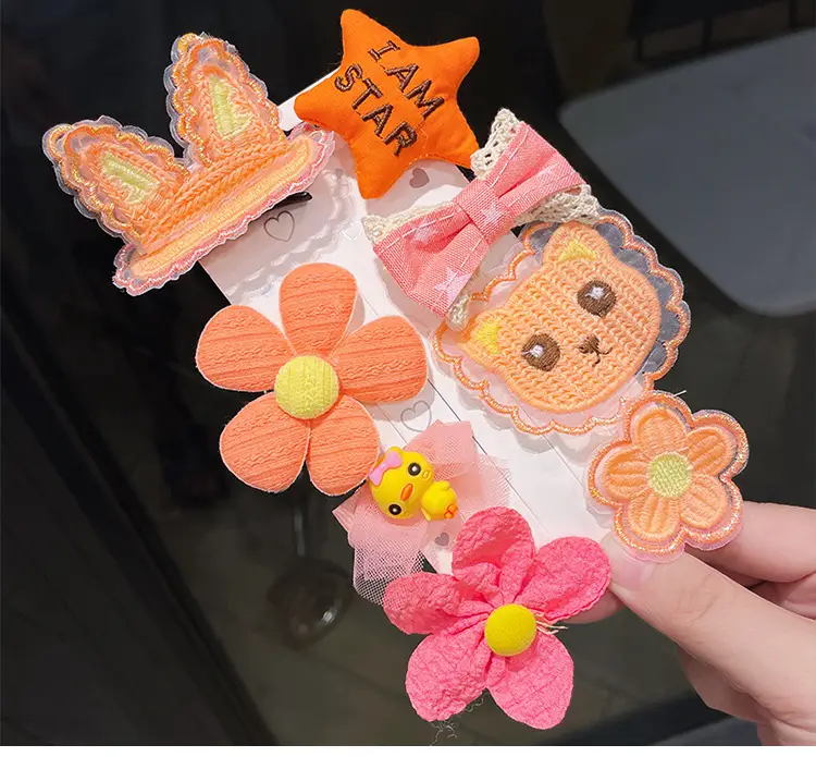 Cute Cartoon Hair-Free Hairpins for Girls - Image 29