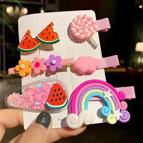 Cute Cartoon Hair-Free Hairpins for Girls - Image 40