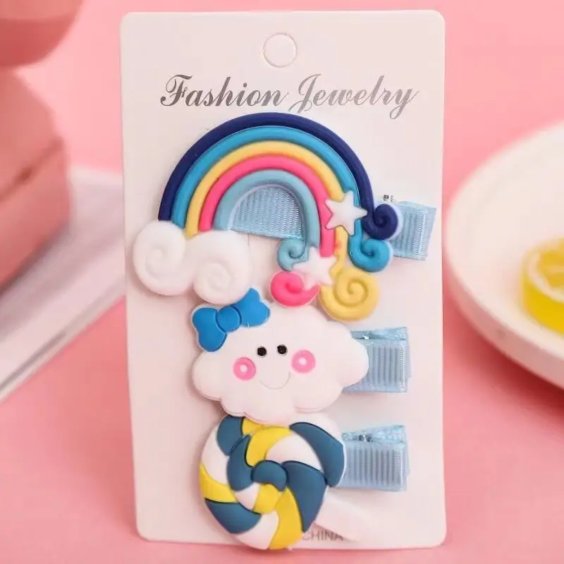 Cute Cartoon Hair-Free Hairpins for Girls - Image 43