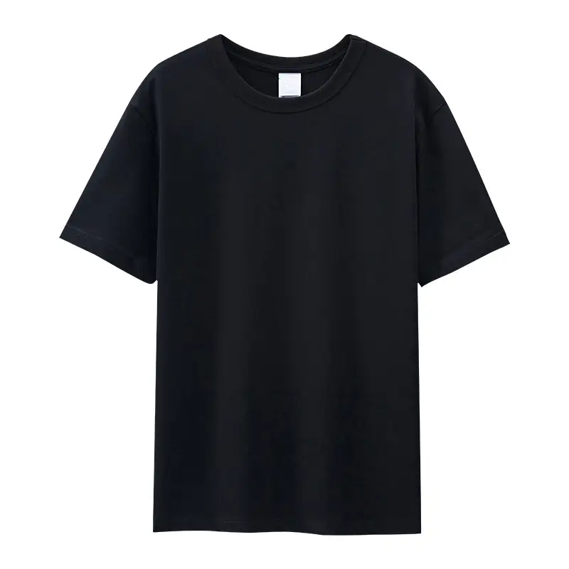 Men 270g Cotton T-Shirt Brown Short Sleeve Casual Top