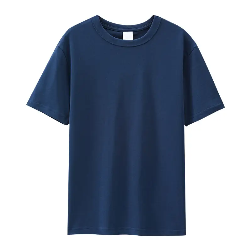 Men 270g Cotton T-Shirt Brown Short Sleeve Casual Top