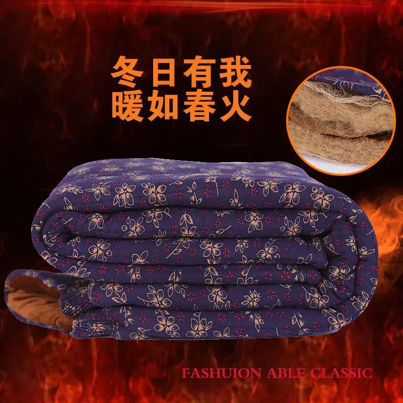 Fleece Lined High Waist Leggings for Women Warm Thick Cotton