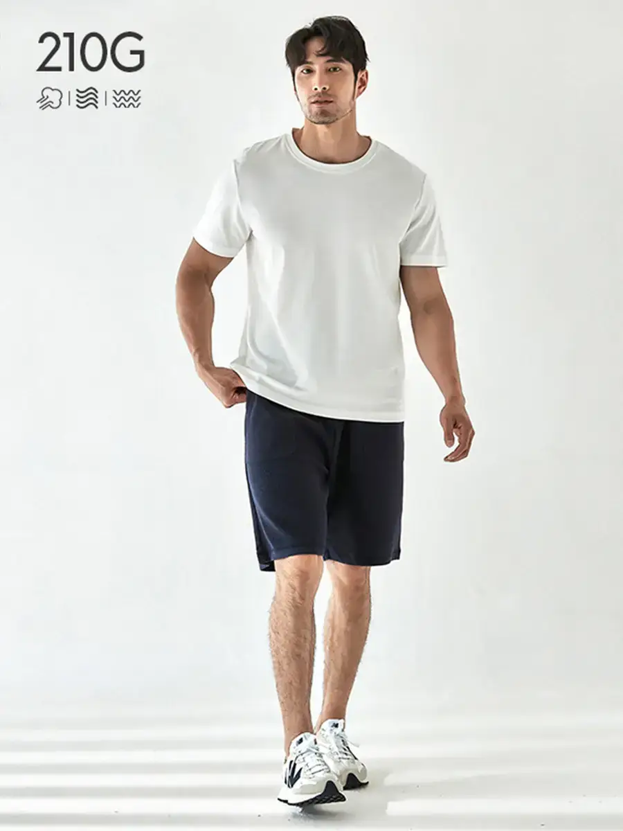 Men's Black T-Shirt Japanese Style Cotton - Image 4