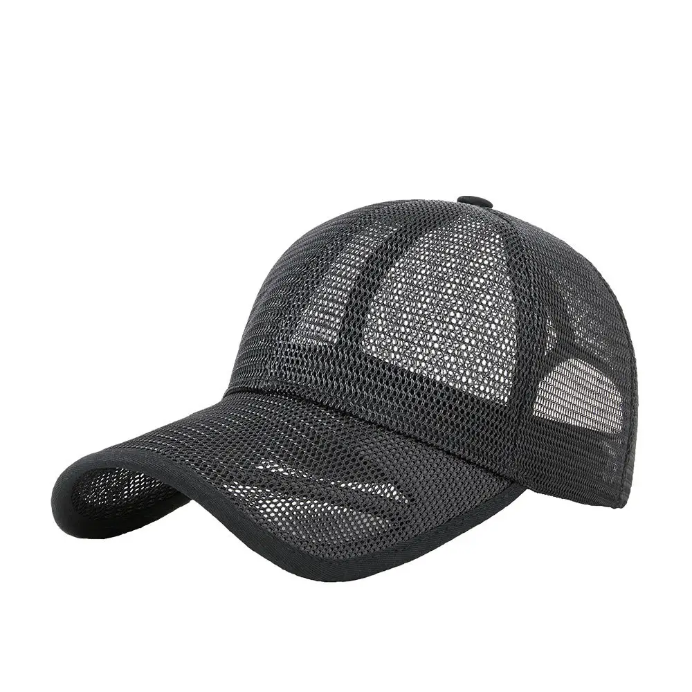 Women Full Mesh Baseball Cap Khaki Plus Size - Image 10