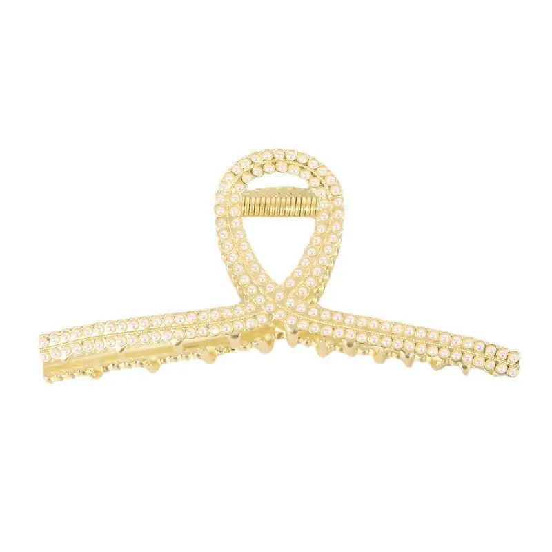 Electroplated Pearl Cyber Hair Clip for Women - Image 45