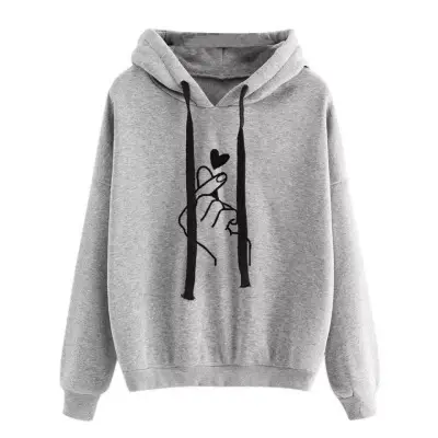 2021 Women's Printed Hooded Sweatshirt Plus Size - Image 10