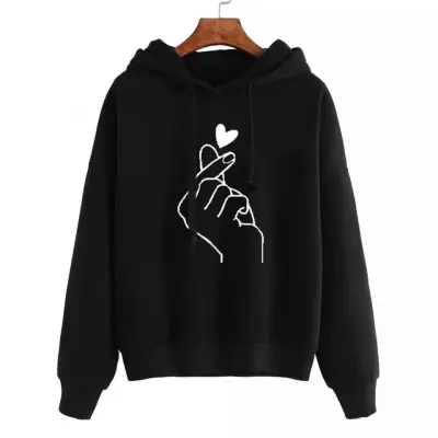 2021 Women's Printed Hooded Sweatshirt Plus Size - Image 12