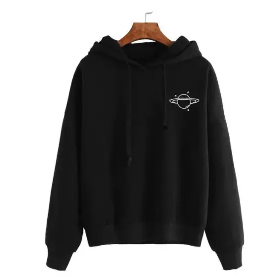 2021 Women's Printed Hooded Sweatshirt Plus Size - Image 7