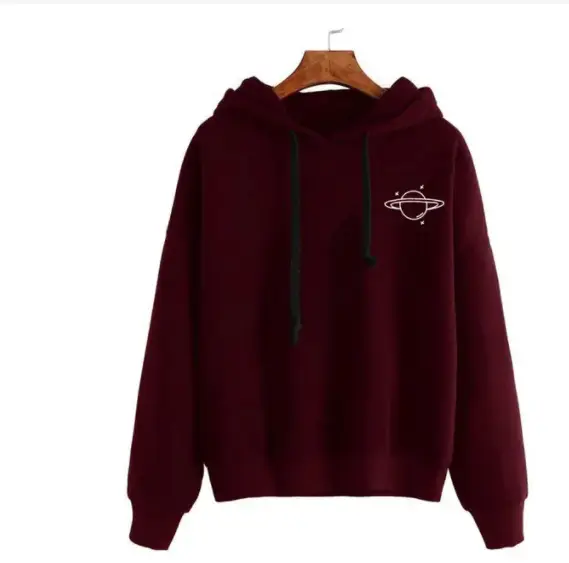 2021 Women's Printed Hooded Sweatshirt Plus Size - Image 8