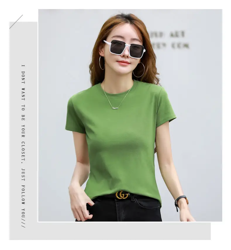 Women Blue Slim Fit T-Shirt Summer Wear — feature 10