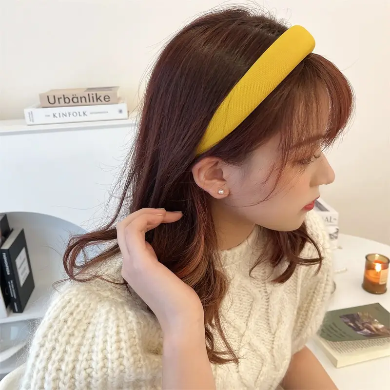 Yellow High Skull Headband for Goats, Korean Style, Durable, Stylish - Image 10