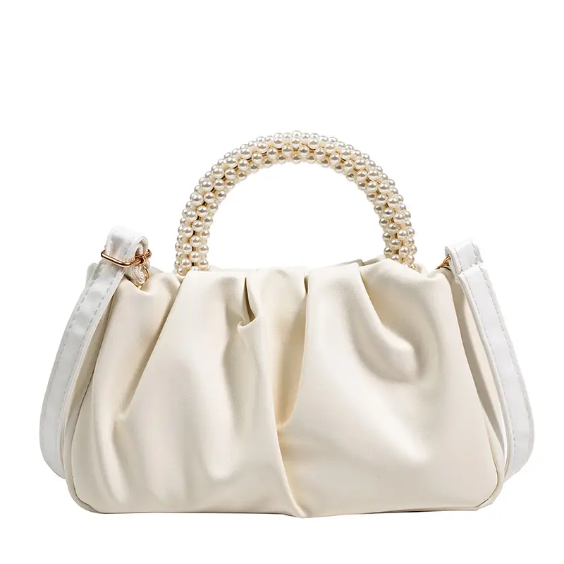 Women's Pearl Bag Shoulder Crossbody Black 2022 - Image 9