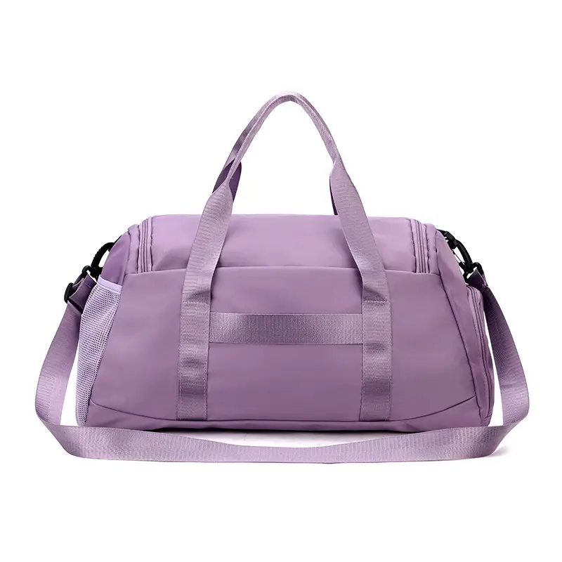 Purple Oxford Cloth Travel Bag for Shoes & Fitness