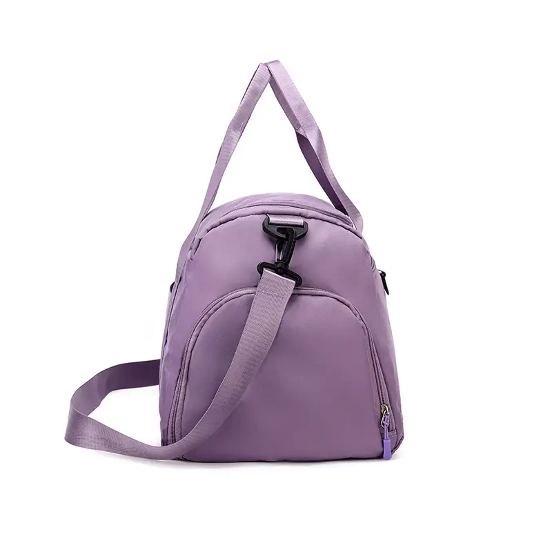 Purple Oxford Cloth Travel Bag for Shoes & Fitness