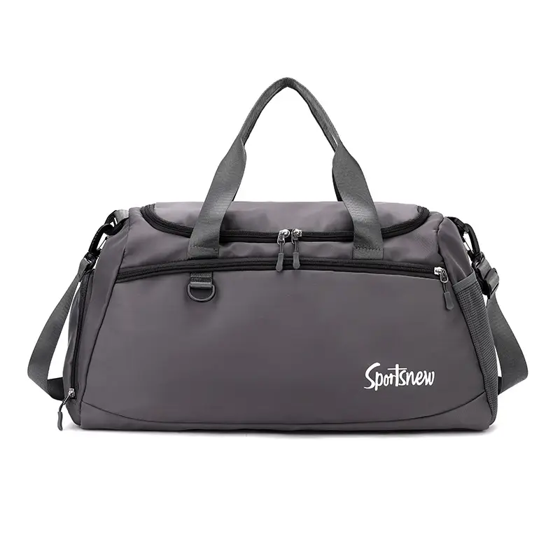 Purple Oxford Cloth Travel Bag for Shoes & Fitness