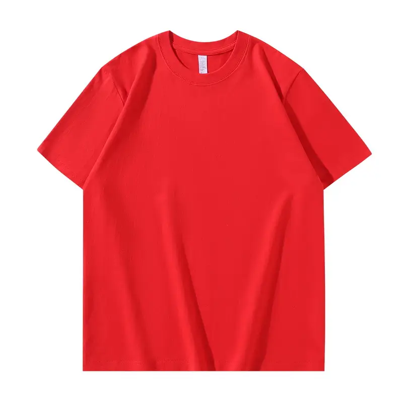 Men Grey Cotton T-Shirt 250g Round Neck - Image 11