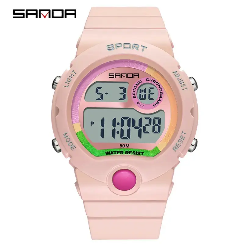 Sanda Digital Sport Watch Black Blue 10:48 Display - Image 10