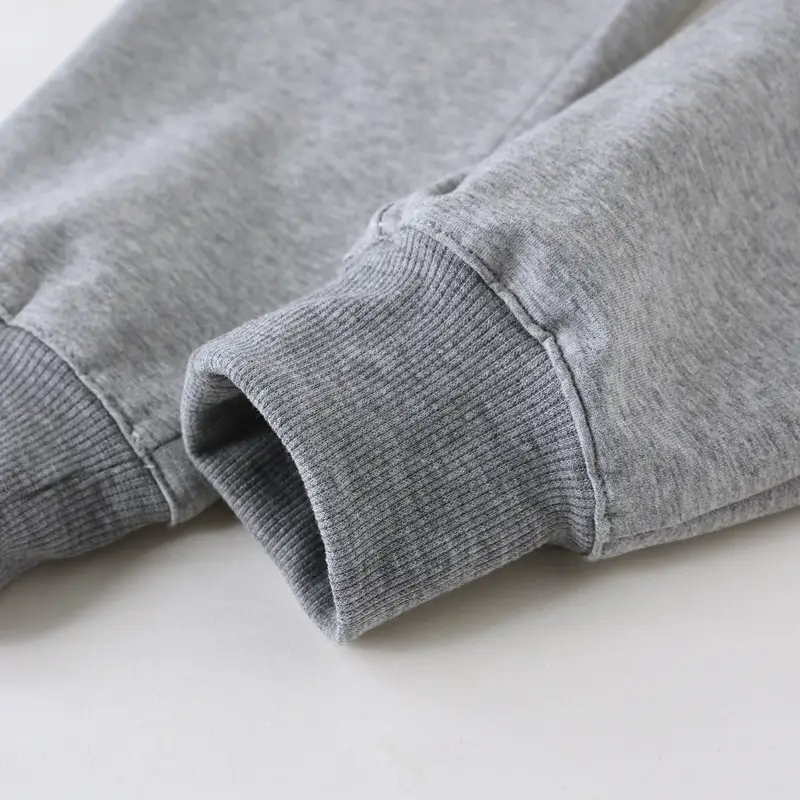 Boys Gray Hooded Summer Pants for Primary Students