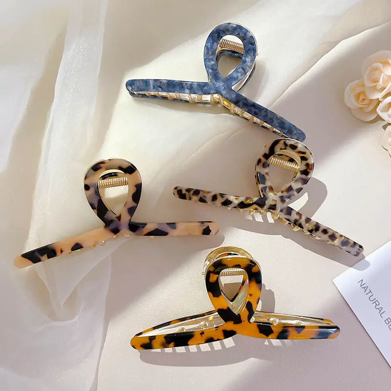 Korean Style Acetate Hair Clip Female Hawksbill Shark Design - Image 5