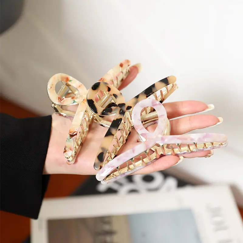 Korean Style Acetate Hair Clip Female Hawksbill Shark Design - Image 8