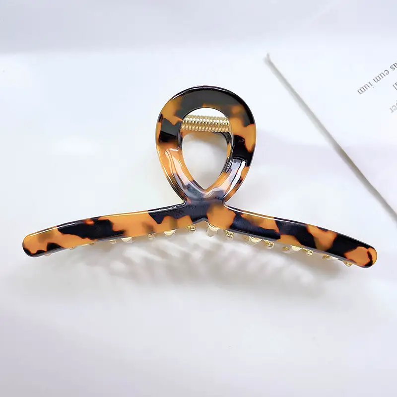 Korean Style Acetate Hair Clip Female Hawksbill Shark Design - Image 2
